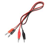 Cavi di prova con clip a coccodrillo Cavo di prova isolato Cavi a doppio attacco 30V 5A
