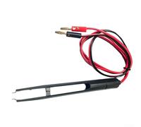 Cavi di prova LCR per componenti SMD, clip di prova a ponte digitale a quattro fili con mandrini miniaturizzati placcati oro, cavo da 80,5 cm, ABS