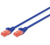 Digitus DK1617005B Cavo Rete, Blu, Cat-6 - 0,5 m, Cavo patch - U-UTP - LSZH