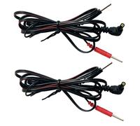 Cavi di ricambio per unità di decine da 2 pezzi, connettore a 2 pin da, 35 mm, cavi per unità di decine di elettrodi di ricambio da 47, pollici per dispositivi di massaggio EMS.