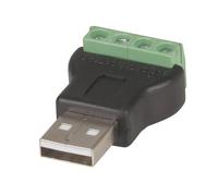 Cavi e adattatore per computer con connettore USB 2.0 tipo A a connettore a vite