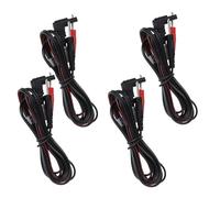 Cavi Elettrodi per Apparecchio Terapia 4 Pezzi Pvc Rame