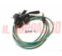 CAVI FILI CANDELE + CAPPUCCI FIAT TOPOLINO 500 C + BELVEDERE ORIGINALI