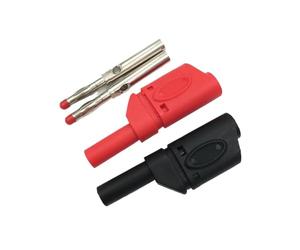 Cavi for cavi di prova a banana da 4 mm con protezione isolata in ottone da 2 pezzi(50R)