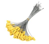 cavi in acciaio, Sigilli antimanomissione numerati, multicolore, filo da 300 mm, 50-1000 pezzi(Yellow,1000PCS)