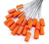 cavi in acciaio, Sigilli for cavi di sicurezza a tenuta di manomissione numerati, misti, 300 mm, 50-1000 pezzi(Orange,1000pcs)