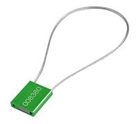 cavi in acciaio, Sigilli for Cavo in Acciaio Sigillo Antimanomissione Multicolor 300mm Numerato 100-1000 PZ(Green,100 PCS)