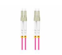 Lanberg Cavo patch in fibra ottica FO-LULU-MD41-0050-VT OM4 LC/UPC-LC/UPC 50/125 LSZH Viola 5 m