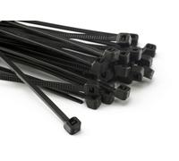 Cavi Legati Cavo Per Schermo Per Recinzione Rete Nera 430Mm X 4,8Mm 100 Pz.