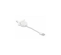Cavi Lightning DELOCK Modulo USB 2.0 Easy 45 Cavo retrattile USB Tipo-A a 8 pin femmina Lightning bianco
