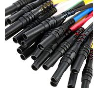 Cavi multimetro Cavo Universale a 6 Vie, oscilloscopio per Auto diagnostico a 6 Vie Automotive Multi-Funzione Linea di introduzione Multifunzione puntali multimetro (Color : 2.8mm Black)