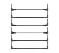 Cavi patch per chitarra cavi neri per effetti a pedale per chitarra a basso rumore e buona spina per pedali effetto chitarra