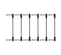 Cavi patch per chitarra, doppia schermatura, tono a basso rumore, flessibile, piatto, per effetti a pedale, catena, patch per chitarra, doppia schermatura, tono a basso rumore, flessibile, piatto per