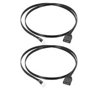 Cavi PC RGB,Striscia Conversione Lampada 3 e 4 Pin - Connettore Esteso RGB Scheda Madre per GPU Alimentatore Monitor Console di Gioco