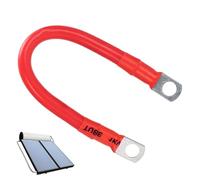 Cavi per batteria auto - Cavi di ricarica per batteria | Inverter Cablês | Tinned Copper Cablês 2AWG with Ring Terminals | Battêry Wires for Positive or Negative Power, RV, Motorcycle, Solar, Auto