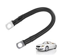 Cavi per batteria auto - Cavi di ricarica per batteria | Inverter Cablês | Tinned Copper Cablês 2AWG with Ring Terminals | Battêry Wires for Positive or Negative Power, RV, Motorcycle, Solar, Auto