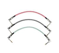 Cavi per chitarra neri per effetti a pedale per chitarra, a basso rumore e buona spina per pedali effetto chitarra