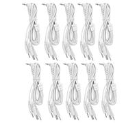 Cavi per elettrodi MAMJENNI TENS EMS, cavi per elettrodi a 2 e 4 pin, compatibili con la maggior parte delle unità di elettroterapia portatili, per MAMJENNI (Quattro aghi in un vassoio)