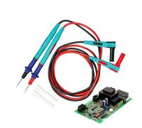 Cavi per multimetro - Tester per sonda resistente al calore, cavo diagnostico per circuito isolato in silicone da 82 g, punta in acciaio legato con nucleo della batteria in rame puro, ingranaggio conn