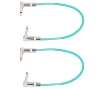 Cavi per Pedali per Chitarra da 12 Pollici in Confezione da 2 con Spina da 1/4 di Pollice, Rame Puro per un Suono Eccezionale, per Strumenti Musicali Ed Effetti per Chitarra