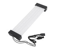 Cavi PSU RGB a 24 Pin, Prolunga Cavo PSU ARGB, Cavo Decorativo per Custodia PC in Silicone 5V da 205 Mm per Scheda Grafica Scheda Madre con Pettini di Filo, Controllo della Luce
