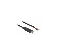 Cavi seriali DELOCK Adapter cable USB 2.0 Type-A to Serial RS-232 with 9 open wires + Shielding 0.5 m