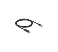Cavi seriali DELOCK Adattatore USB 2.0 Tipo-A maschio da 1 x Seriale RS-232 RJ45 maschio 1,8 m nero
