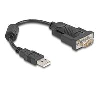 DeLOCK Adattatore USB 2.0 Tipo-A a 1 x serie RS-232 DB9 Pin maschio con ferrite 0,25 m FTDI FT232RL Marca