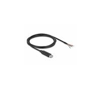 Cavi seriali DELOCK Cavo adattatore da USB 2.0 Type-A a seriale RS-485 con 3 estremità di filo aperto 2 m