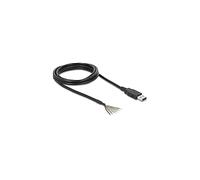 Cavi seriali DELOCK Convertitore USB 2.0 per UART seriale LVTTL con 6 fili aperti e tensione di uscita di 3,3 V da 1,8 m