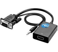 Microconnect VGAHDMI cavo VGA 0,15 m VGA [D-Sub] Nero (Adapter VGA 15pin - HDMI M-F - Active, with USB Power - Resolution : 108