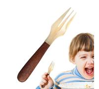 Caviale Spoons - Fruit Cake Fork | Shell Fork Wood Handle Mother Of Pearl | Natural Elegant Serving Utensil For Caviar Egg Ice Cream Salt Coffee Dessert Dining