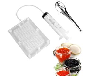 Caviar Maker - Kit Da Cucina Gastronomia Molecolare - Sferificazione Per, Strumenti Di Scienza Culinaria | Apparecchiature Filtro Dispenser Sale