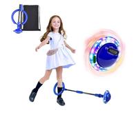Caviglia di Salto della con Contatore e Timer,Anello di Salto della Caviglia,Palla da Salto,Pieghevole per Bambini,Palla per Caviglia con Luce LED Lampeggiante,Anello di Salto Lampeggiant
