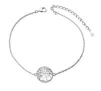 Cavigliera Albero della Vita per Donna Argento 925 Regali di gioielli da spiaggia con braccialetto alla caviglia regolabile per le donne