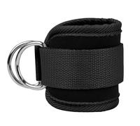 Cavigliera - Cinturino regolabile in neoprene, connettore ad anello a D in acciaio, accessorio per macchina per cavi sicuri, supporto di comfort imbottito | Allenamento