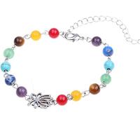 Cavigliera con perline a sfera da donna, braccialetto a catena per piedi, cavigliera ornamento gioielli data festa adatta per spiagge durevole popolare