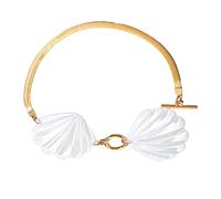 Cavigliera da donna regolabile a forma di conchiglia, catena portafortuna, in ferro, delicata artigianalità, gioielli per piedi per tutti i giorni e feste