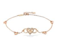 cavigliera donna argento 925 vero sterling infinito segno gioielli per donne ragazze ragazza, glitter oro rosa cuore cavigliere Iscriviti Infinity Love amore regalo per vacanza Natale di compleanno