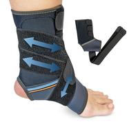 Cavigliera Ortopedica per Uomo e Donna con Piastre di Supporto in PVC e Fasce di Compressione Regolabili. Cavigliera Sportiva per Distorsione con Protezione Dagli Urti, Adatta da Indossare con Scarpe