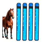 Cavigliera per , 4 pezzi, equipaggiamento di sicurezza animale | ghette equine con illuminazione a LED | per corsa ranch prateria equitazione notte parate scuole
