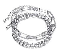 Cavigliere a castello da donna catena spessa caviglia regolabile piede catena braccialetti sandali estivi a piedi nudi gioielli accessori per donne ragazze