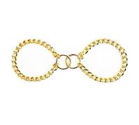 Cavigliere in acciaio inossidabile Bracciale per le donne Catena del corpo Vincolo Mano Gamba Harness Oro Manette Cintura Rave Regolabile Gioielli per il corpo Accessori, Plastica, Nessuna pietra
