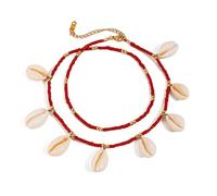 Cavigliere in resina per le donne 6 disegni unici vacanze al mare comodi accessori gioielli accessori casual spiaggia accessorio, Misura unica, come descritto