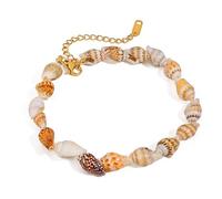 Cavigliere in resina per le donne 6 disegni unici vacanze al mare comodi accessori gioielli accessori casual spiaggia accessorio, Misura unica, come descritto