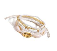 Cavigliere in resina plastica per le donne 6 disegni unici vacanze al mare comodi accessori gioielli catena del piede del resort spiaggia, Misura unica, come descritto