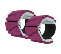 Cavigliere Pesi Braccialetto con cuscinetto bicolore in silicone for polso e caviglia, blocco di piombo for allenamento della forza, attrezzatura invisibile for fitness portatile(Wine red)