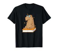 Caviidae Guinea Pig AMA Leggere Libri Maglietta