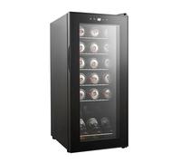 Cavin Cantinetta birra a libera installazione, Northern Collection 53, refrigeratore per bevande, refrigeratore per birra nero, 53 L, illuminazione a LED, cinque ripiani in metallo