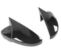 CAVINBDZ 2Pcs Auto Laterale Copertura Specchietto Retrovisore per VW per Jetta MK6 per VW per P&assat B7 per S&cirocco Custodia Accessoria Auto Shield (Glossy Black-ADD on)